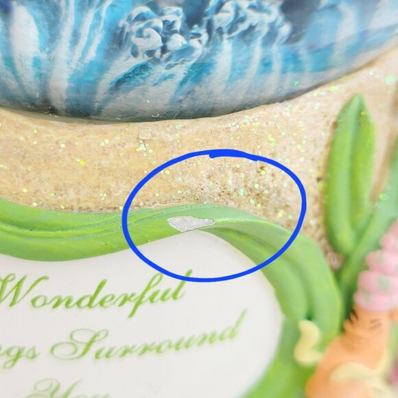 Precious Moments Little Mermaid Musical Snow Globe c. 2013 Wonderful Things - Picture 9 of 12